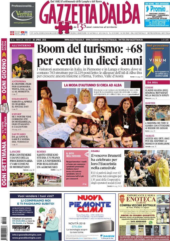 La copertina di Gazzetta in edicola martedì 10 aprile