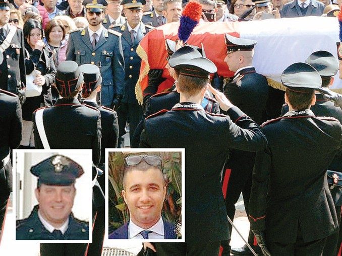 L’omaggio ai Carabinieri Giorgio e Alessandro, morti per garantire la sicurezza dei cittadini