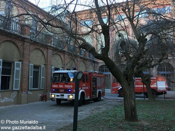 Incendio all'ospedale Santo Spirito di Bra 1