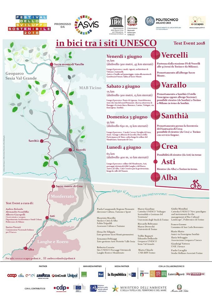 In bici tra i siti Unesco fa tappa anche ad Alba