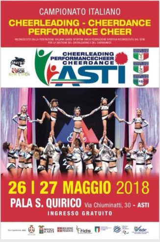 Cheerleading: Asti ospita i Campionati italiani della Fids, al via Rdr e Lemon