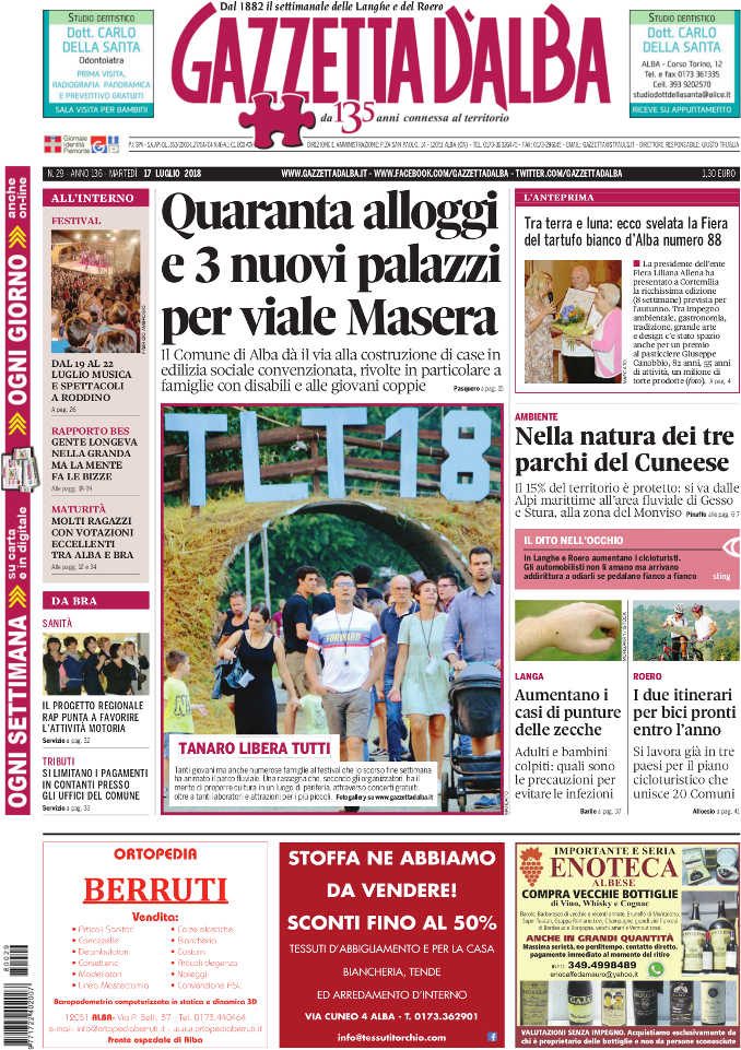 La copertina di Gazzetta in edicola martedì 17 luglio