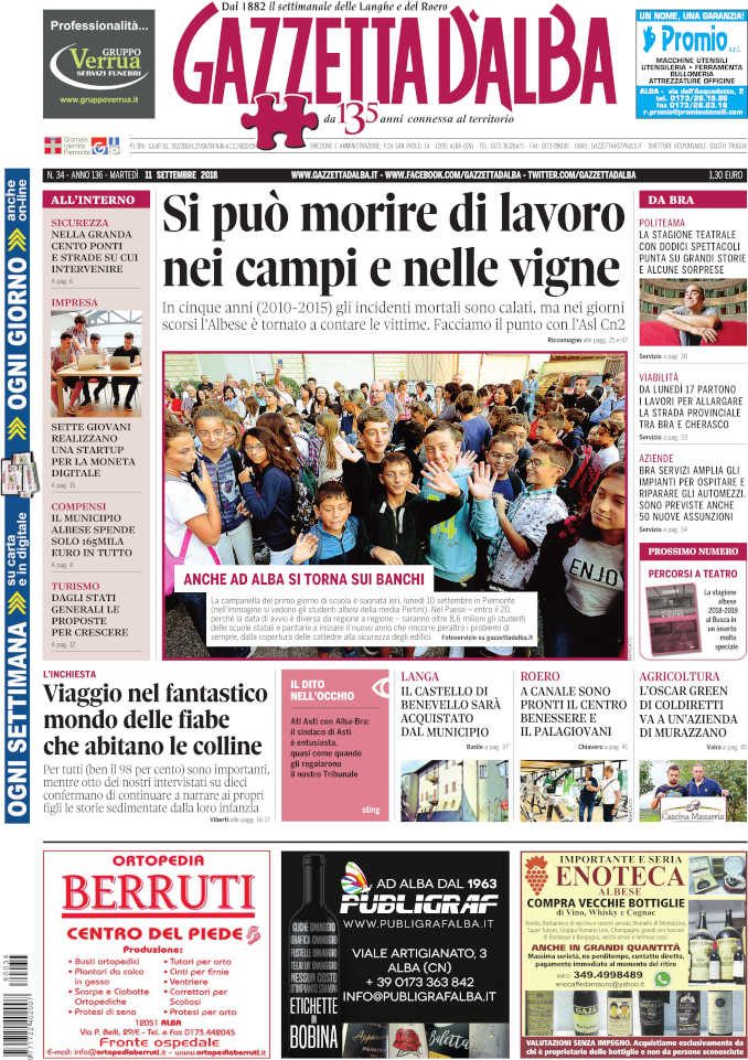 La copertina di Gazzetta in edicola martedì 11 settembre