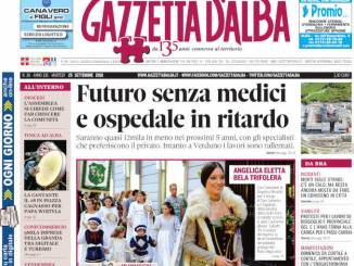 La copertina di Gazzetta in edicola martedì 25 settembre 1