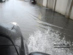 Sottopassi e garages allagati a San Cassiano e in corso Europa 7