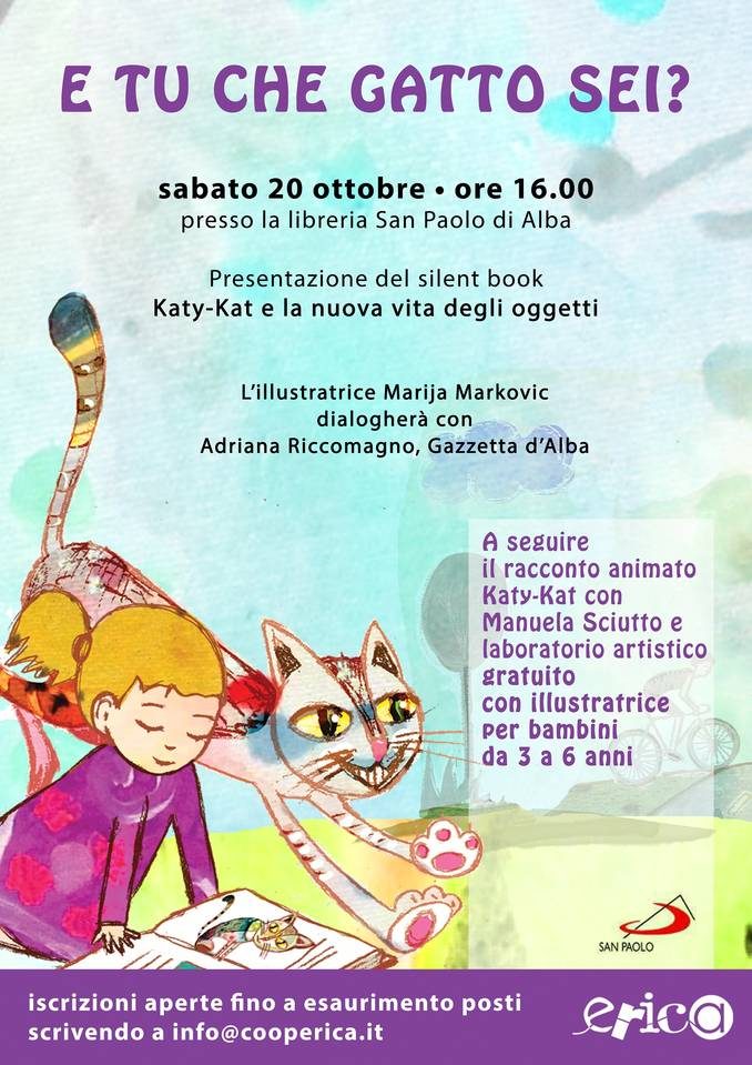 La Coopertativa Erica presenta Katy Kat, la gattina più sostenibile del mondo