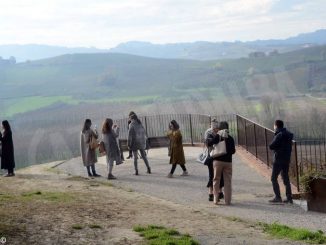 Un balcone tra il castello e le vigne