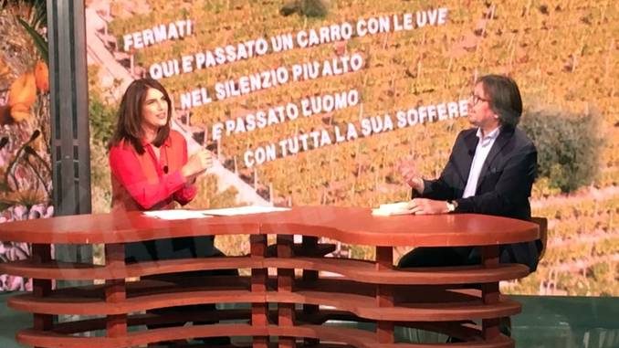 Il sindaco di Castiglione Tinella Bruno Penna ospite di Raitre
