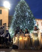 Il Natale si avvicina: in piazza Duomo da Alba ci sono albero e presepe