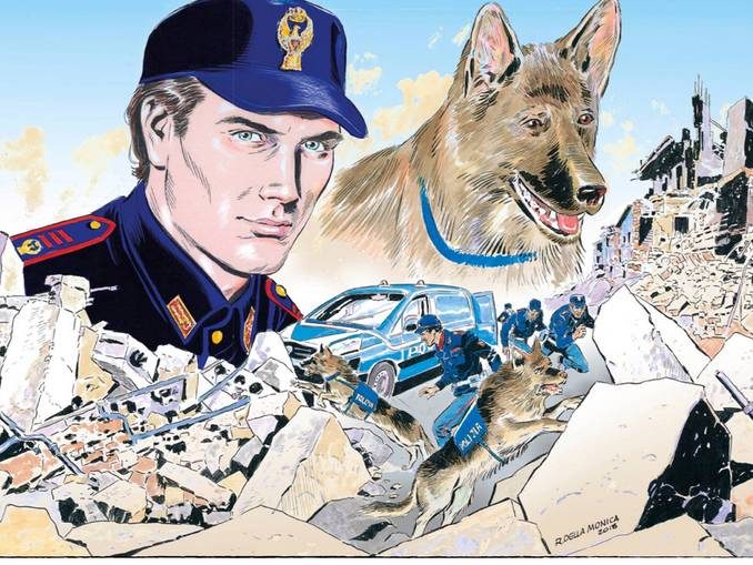 Polizia, calendario 2019 disegnato come un fumetto
