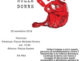 In cammino ad Alba con la Croce rossa contro la violenza sulle donne