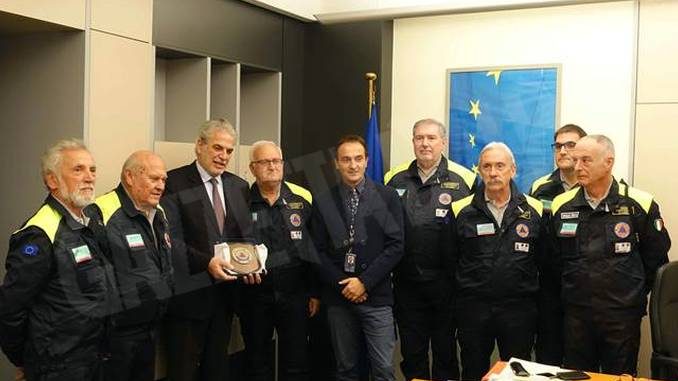 La Protezione civile della provincia di Cuneo premiata a Strasburgo