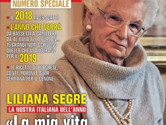 Famiglia Cristiana: sceglie Liliana Segre come italiana dell’anno