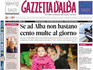La copertina di Gazzetta d'Alba in edicola martedì 8 gennaio