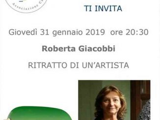 Ritratto dell’artista Roberta Giacobbi con l’associazione Albedo di Bra