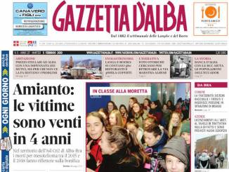 La copertina di Gazzetta d'Alba in edicola martedì 5 febbraio