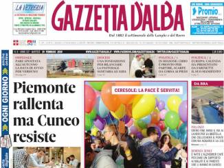 La copertina di Gazzetta d'Alba in edicola martedì 19 febbraio