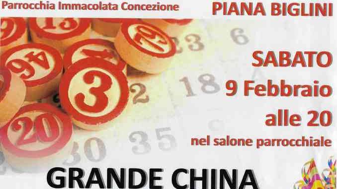 Un tombola a Piana Biglini, aspettando il Carnevale