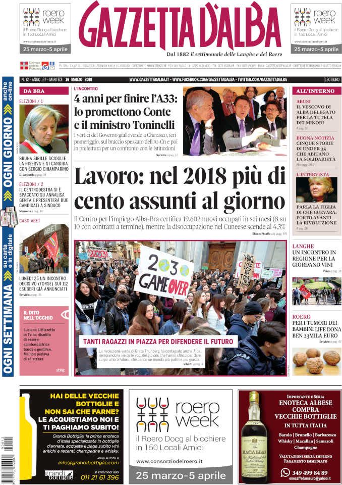 Le notizie principali del numero in edicola il 19 marzo