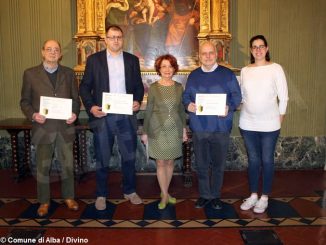 Il sindaco di Alba Maurizio Marello ha ricevuto un riconoscimento il progetto Barachin