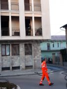 Paura per un incendio in un palazzo di piazza San Paolo ad Alba