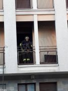 Paura per un incendio in un palazzo di piazza San Paolo ad Alba 1