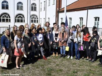 Welcome party al liceo Cocito per i ragazzi di Medford