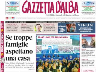 La copertina di Gazzetta d'Alba in edicola martedì 16 aprile