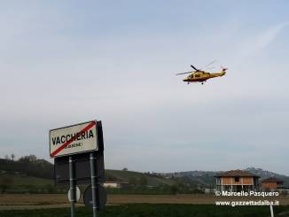 Incidente domestico a Vaccheria, interviene l'elisoccorso