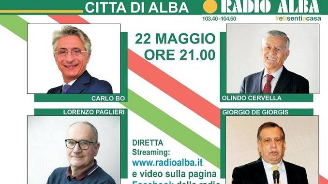 Alle 21 su Radio Alba l'ultimo dibattito tra i quattro candidati sindaco albesi