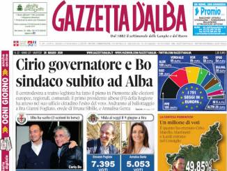 La copertina di Gazzetta d'Alba in edicola mercoledì 29 maggio