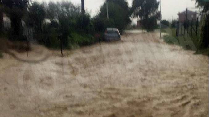 Forte temporale in corso nel Roero