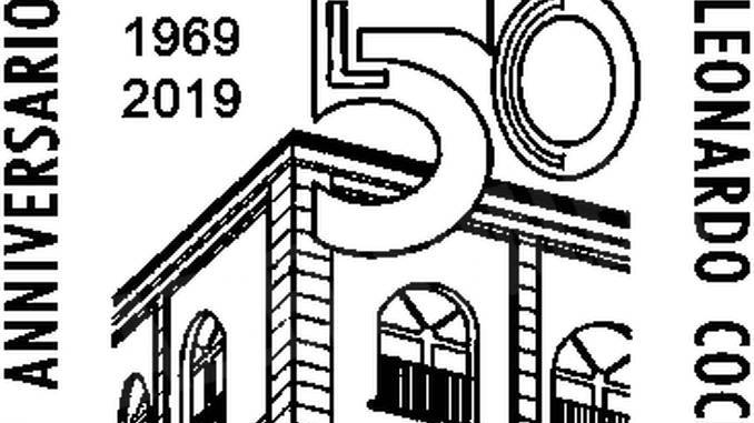 Annullo filatelico in occasione del 50° anniversario del liceo scientifico Leonardo Cocito di Alba