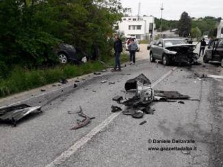 Incidente a Monticello in località Sant'Antonio, coinvolti tre veicoli