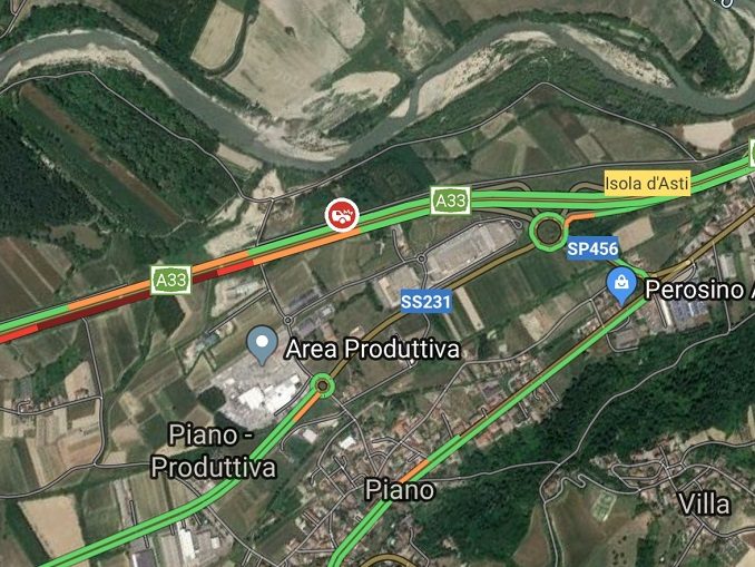 Incidente sull'Asti-Cuneo, coinvolti più veicoli