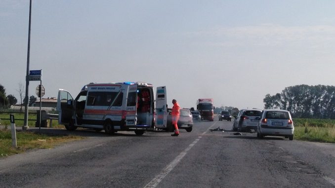 Incidente tra due auto tra Narzole e Bene Vagienna