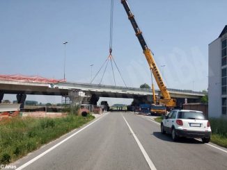 Posato nella sua sede il nuovo viadotto della tangenziale di Fossano 1