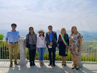 Delegazione del consolato cinese a Milano in visita alle colline Unesco