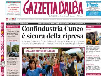La copertina di Gazzetta d'Alba in edicola martedì 23 luglio