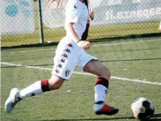 Martina, 14 anni, in forza nel team del Torino calcio