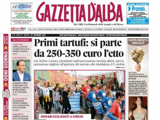 La copertina di Gazzetta d'Alba in edicola martedì 24 settembre 1