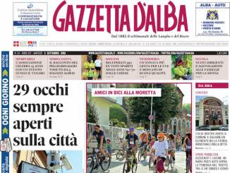 La copertina di Gazzetta d'Alba in edicola martedì 3 settembre