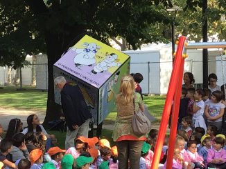Bra: Inaugurato il nuovo parco giochi in piazza Roma