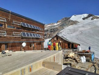Stop alla plastica al rifugio Quintino Sella sul Monte Rosa