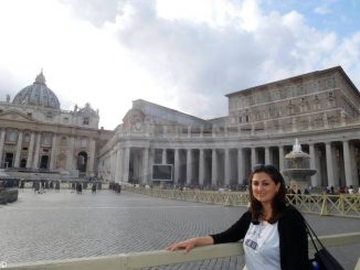 Silvina, pronipote del Papa, ritorna ai luoghi degli avi