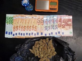 I carabinieri di Marene fermano diciassettenne con 27 grammi di Marijuana e 1.000 euro frutto dello spaccio