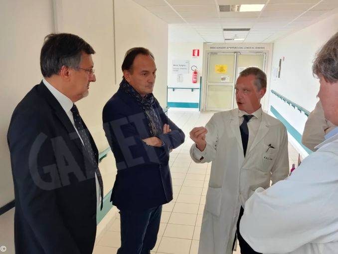 Cirio e Icardi a Mondovì per i dieci anni dell’ospedale. Vistato anche il nosocomio di Ceva