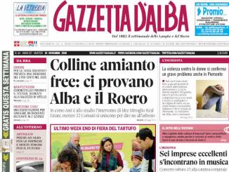 La copertina di Gazzetta d’Alba in edicola martedì 19 novembre