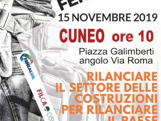 Domani il settore delle costruzioni manifesta in piazza Galimberti a Cuneo