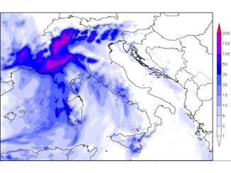 Meteo: nel fine settimana previsto forte maltempo